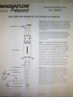Auspuffanlage - Exhaust Systems  Hummer H2 03 - 06